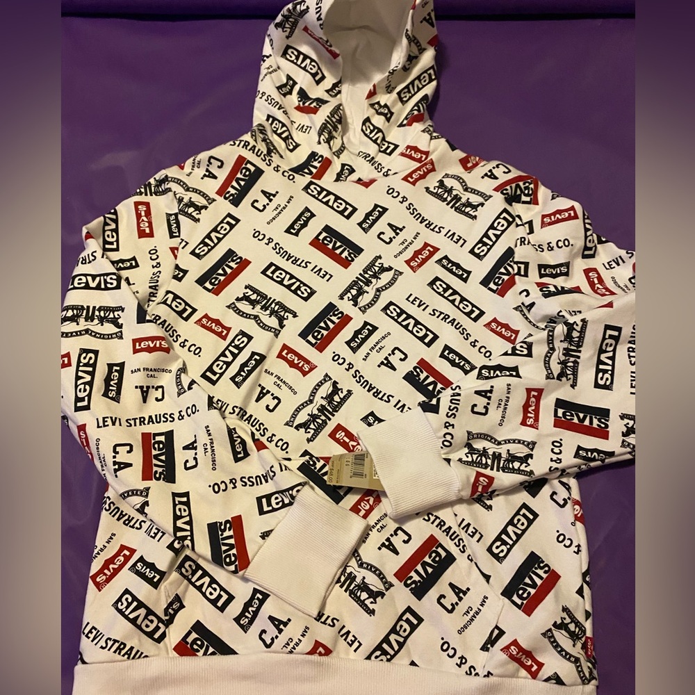 NWT.  Boys Levi's Zip Up Hoodie.